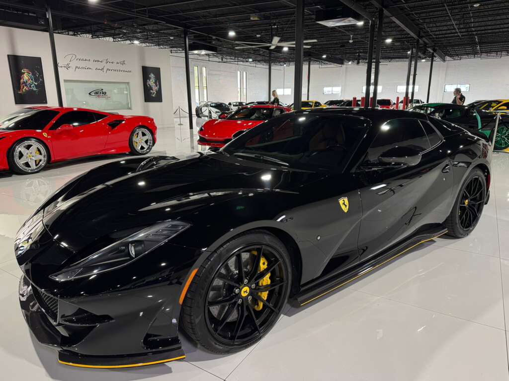 2022 Ferrari 812 GTS Nero B/B paint, Cuoio interior, suspension lifter, forged racing wheels, carbon galore AND MORE!! Fort Lauderdale FL