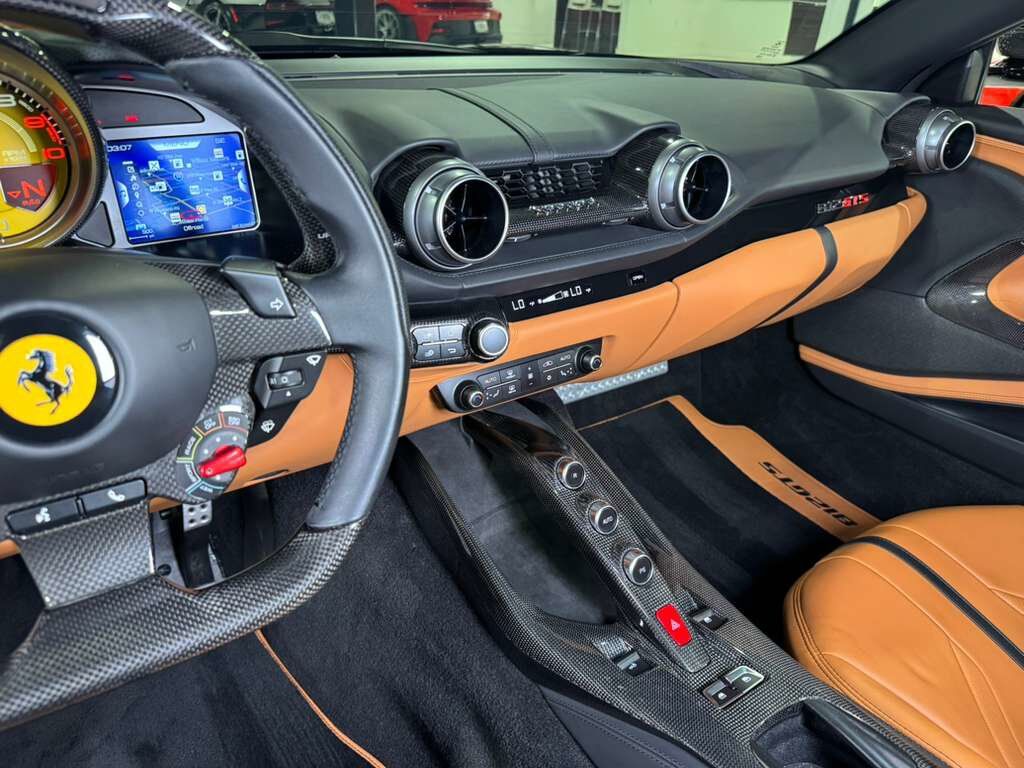 2022 Ferrari 812 GTS Nero B/B paint, Cuoio interior, suspension lifter, forged racing wheels, carbon galore AND MORE!! Fort Lauderdale FL