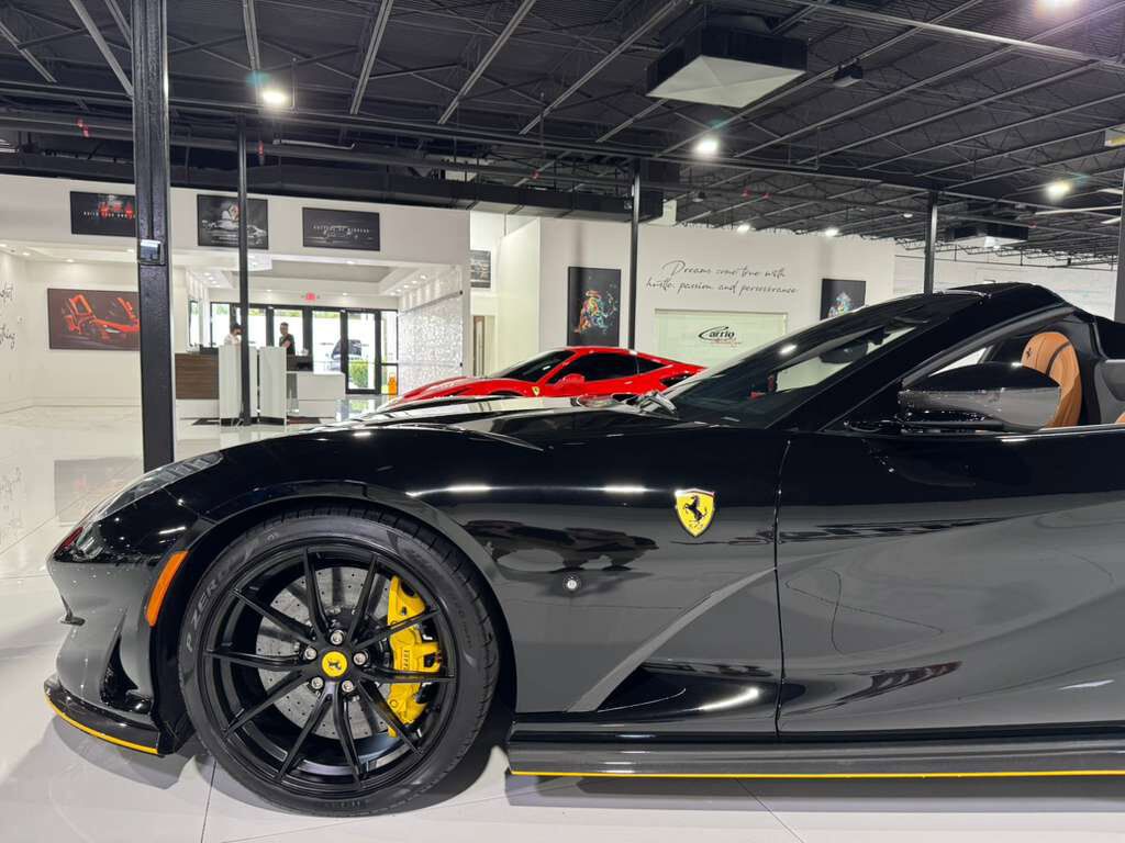 2022 Ferrari 812 GTS Nero B/B paint, Cuoio interior, suspension lifter, forged racing wheels, carbon galore AND MORE!! Fort Lauderdale FL