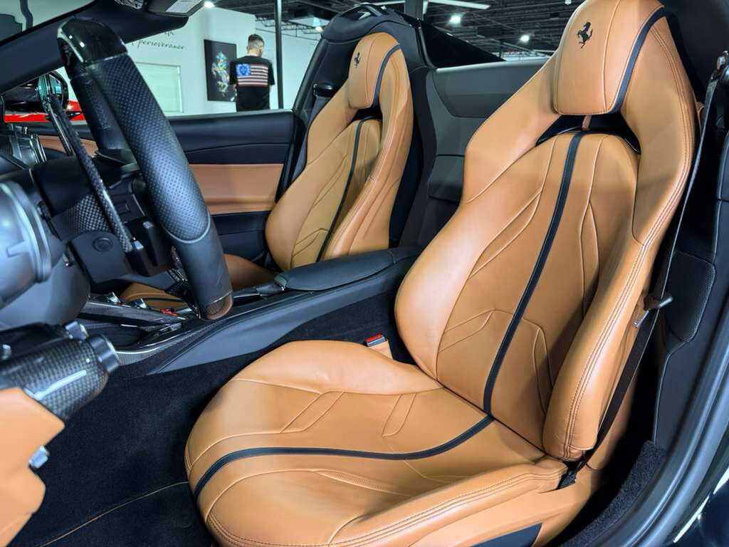 2022 Ferrari 812 GTS Nero B/B paint, Cuoio interior, suspension lifter, forged racing wheels, carbon galore AND MORE!! Fort Lauderdale FL