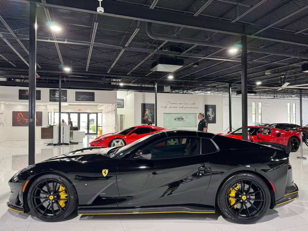 2022 Ferrari 812 GTS Nero B/B paint, Cuoio interior, suspension lifter, forged racing wheels, carbon galore AND MORE!! Fort Lauderdale FL