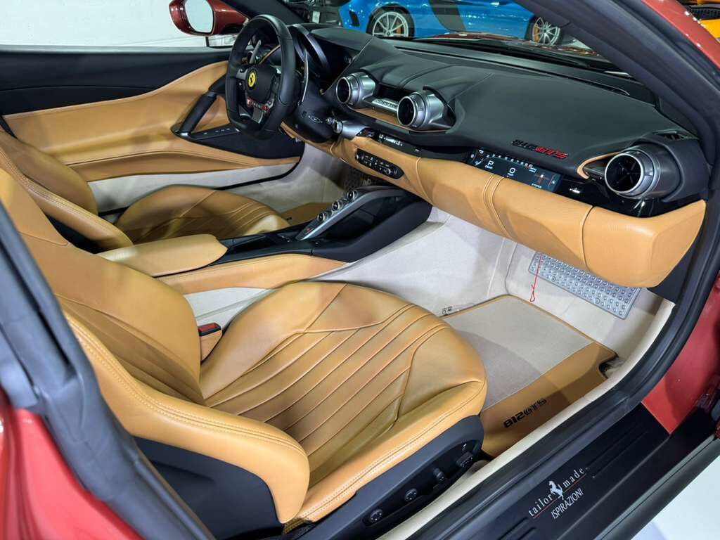 2022 Ferrari 812 GTS TAILOR MADE BUILD! Ispirazioni, Rosso Metallic paint, bespoke interior, passenger display AND MORE!! Fort Lauderdale FL