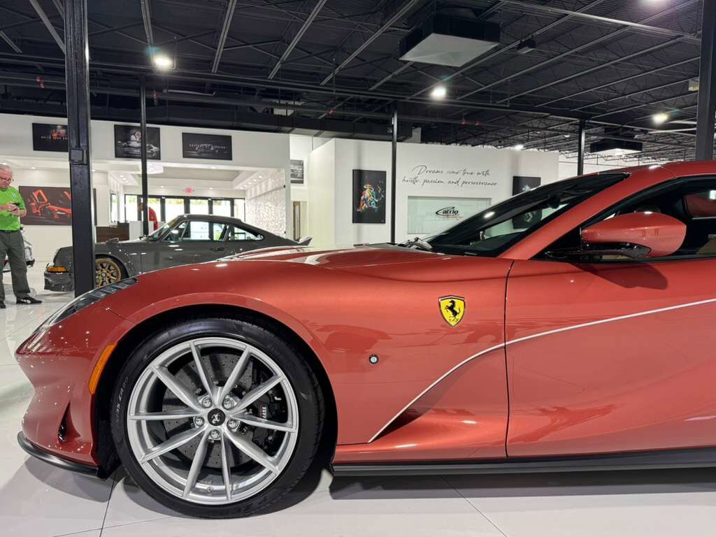 2022 Ferrari 812 GTS TAILOR MADE BUILD! Ispirazioni, Rosso Metallic paint, bespoke interior, passenger display AND MORE!! Fort Lauderdale FL