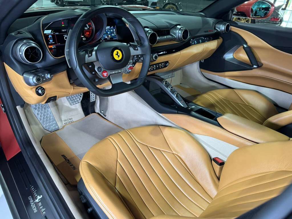 2022 Ferrari 812 GTS TAILOR MADE BUILD! Ispirazioni, Rosso Metallic paint, bespoke interior, passenger display AND MORE!! Fort Lauderdale FL