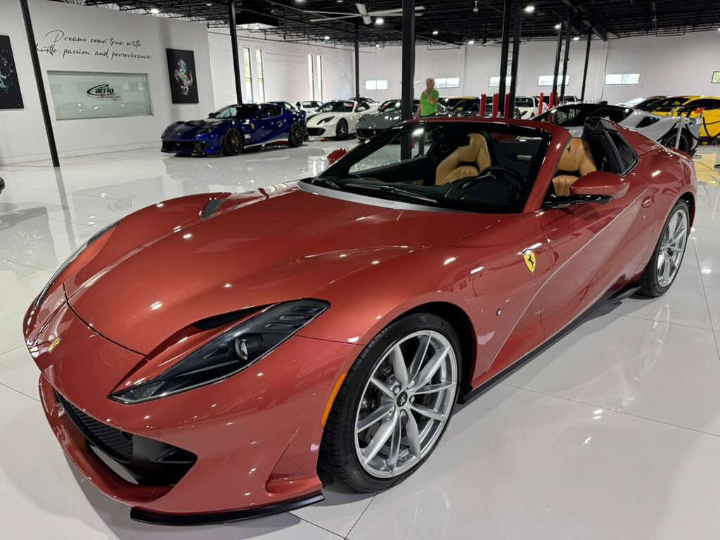2022 Ferrari 812 GTS TAILOR MADE BUILD! Ispirazioni, Rosso Metallic paint, bespoke interior, passenger display AND MORE!!