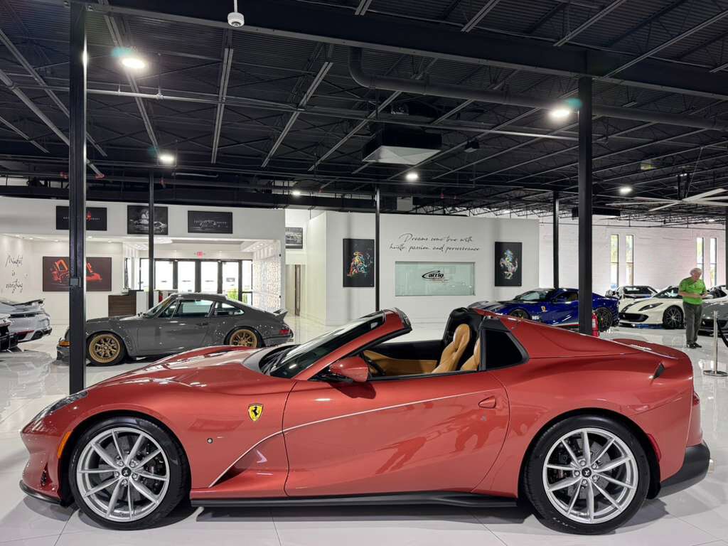 2022 Ferrari 812 GTS TAILOR MADE BUILD! Ispirazioni, Rosso Metallic paint, bespoke interior, passenger display AND MORE!! Fort Lauderdale FL