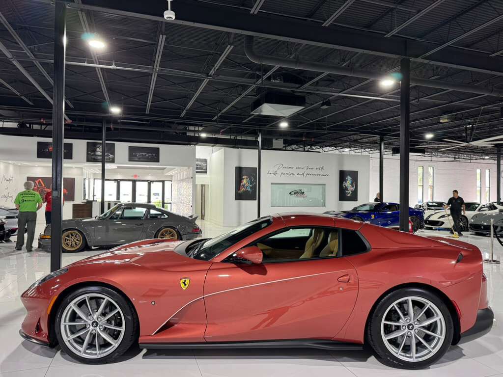 2022 Ferrari 812 GTS TAILOR MADE BUILD! Ispirazioni, Rosso Metallic paint, bespoke interior, passenger display AND MORE!! Fort Lauderdale FL