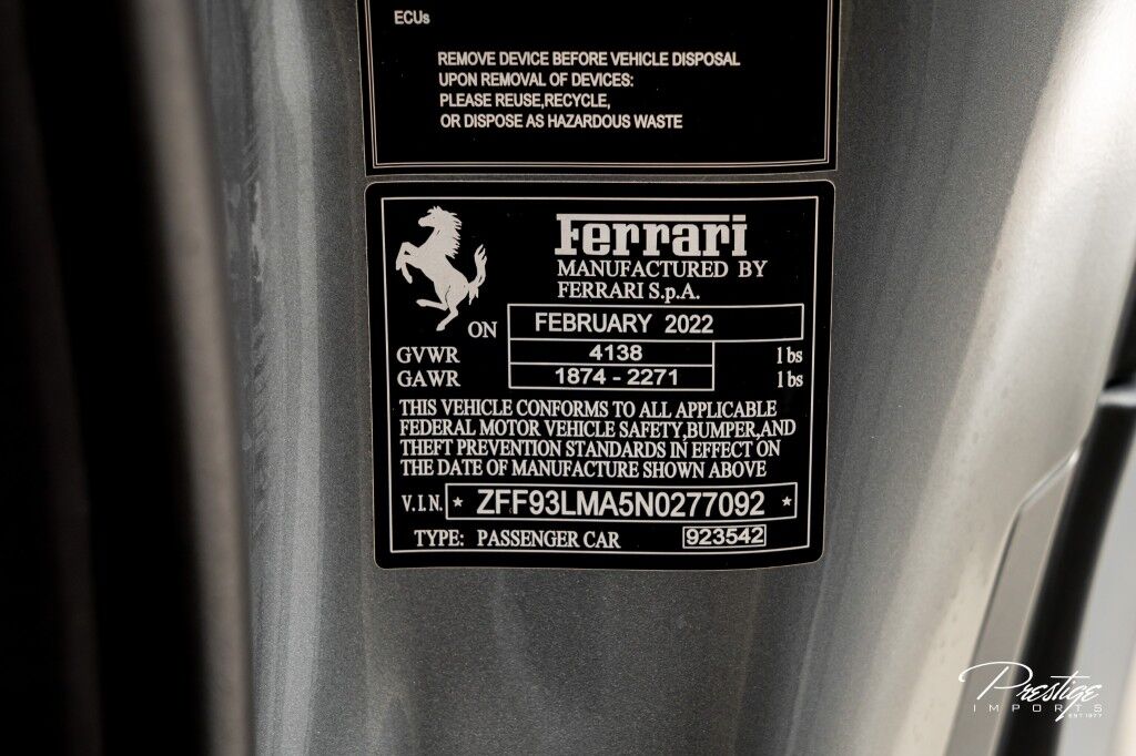 2022 Ferrari F8 Spider North Miami Beach FL