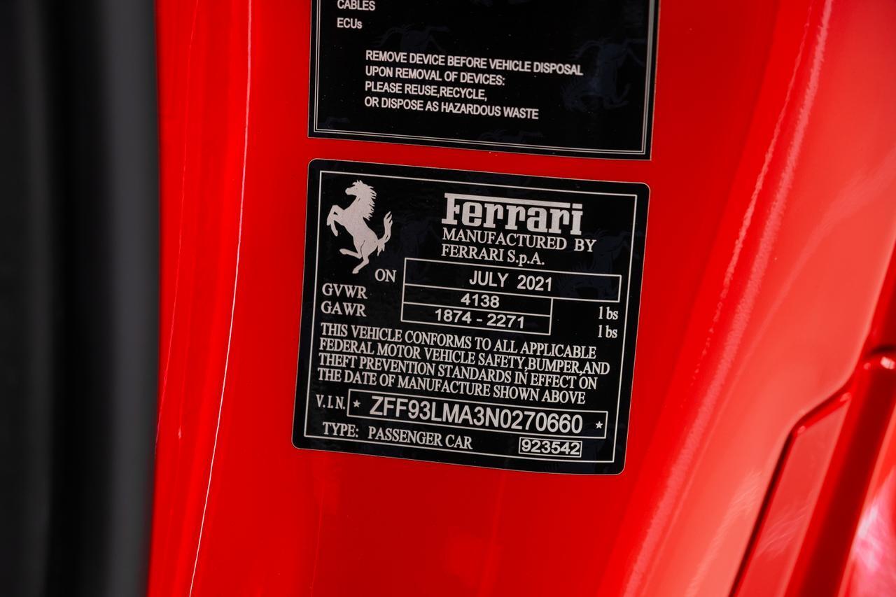 2022 Ferrari F8 Spider Base Miami FL