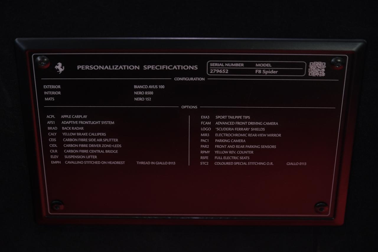 2022 Ferrari F8 Spider Base Miami FL