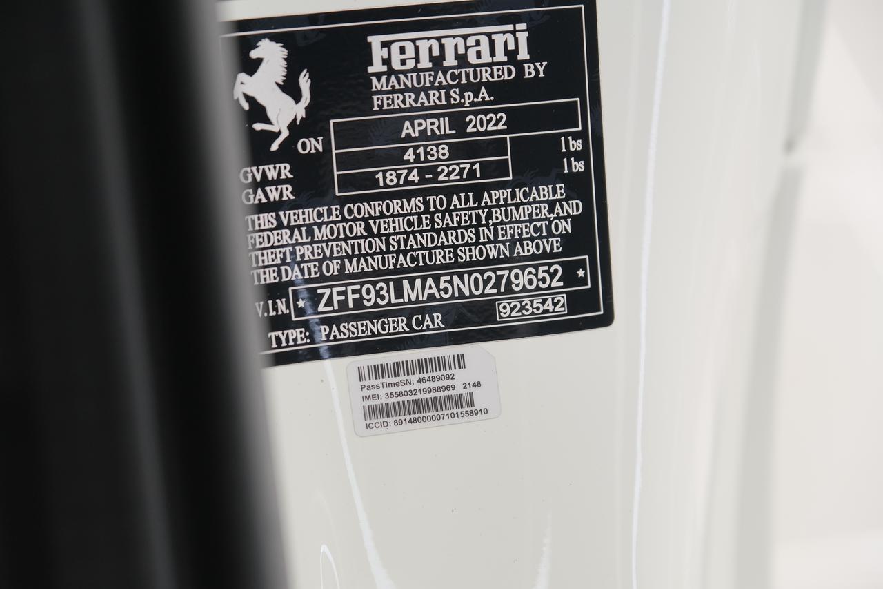 2022 Ferrari F8 Spider Base Miami FL