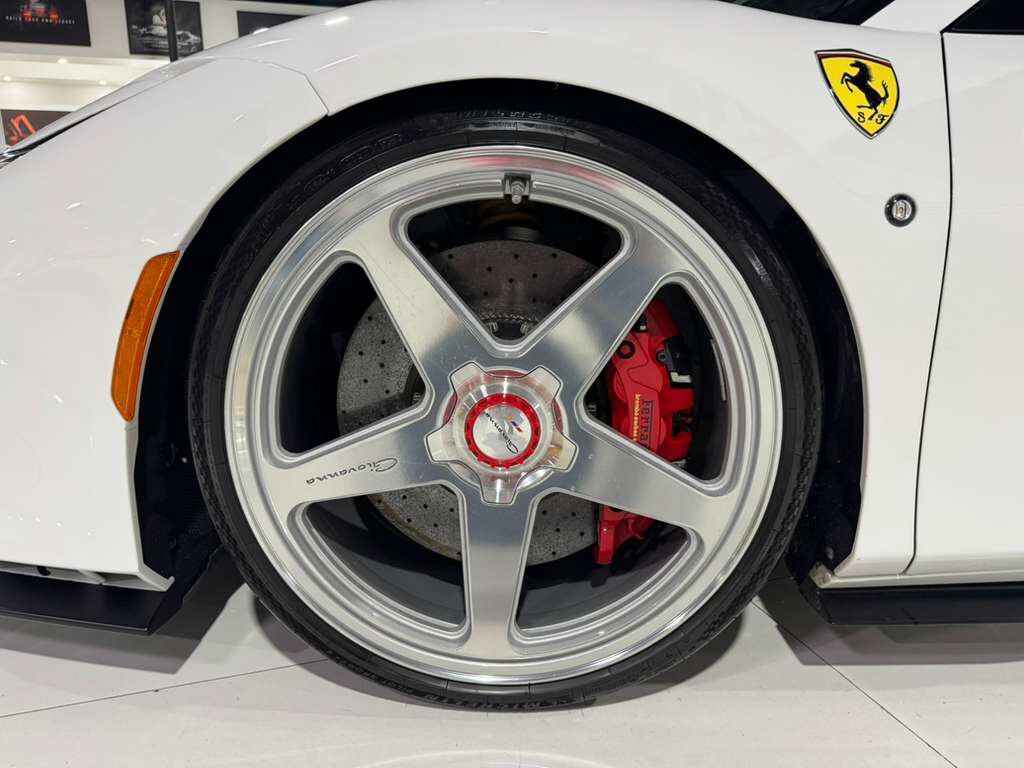 2022 Ferrari F8 Spider Bianco Cervino paint, Rosso Ferrari interior, JBL Professional audio carbon galore AND MUCH MORE!! Fort Lauderdale FL