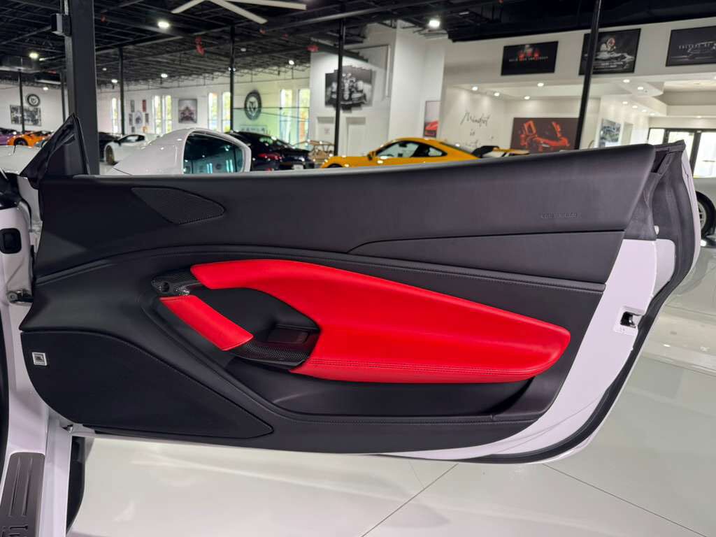 2022 Ferrari F8 Spider Bianco Cervino paint, Rosso Ferrari interior, JBL Professional audio carbon galore AND MUCH MORE!! Fort Lauderdale FL