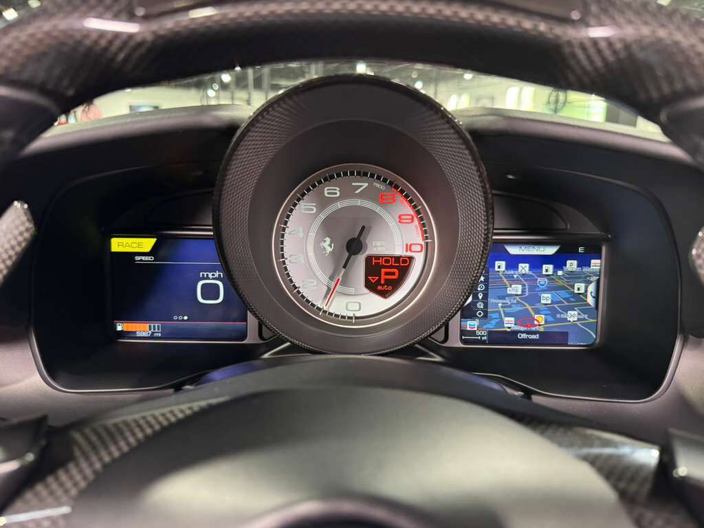 2022 Ferrari F8 Spider Bianco Cervino paint, Rosso Ferrari interior, JBL Professional audio carbon galore AND MUCH MORE!! Fort Lauderdale FL