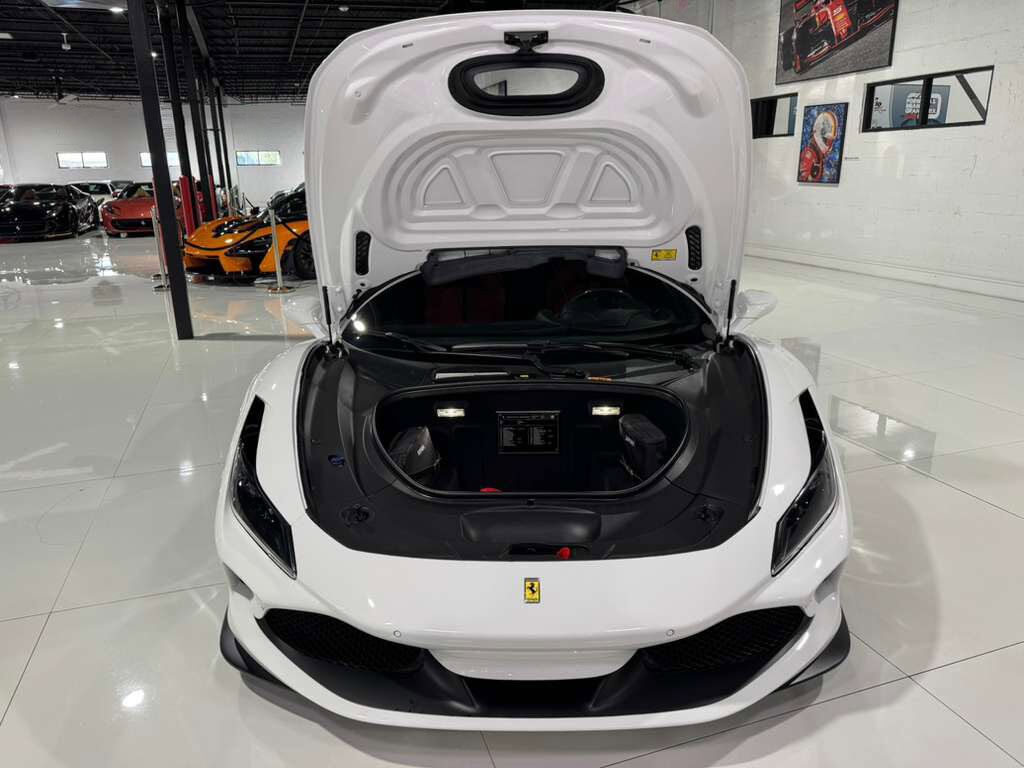 2022 Ferrari F8 Spider Bianco Cervino paint, Rosso Ferrari interior, JBL Professional audio carbon galore AND MUCH MORE!! Fort Lauderdale FL