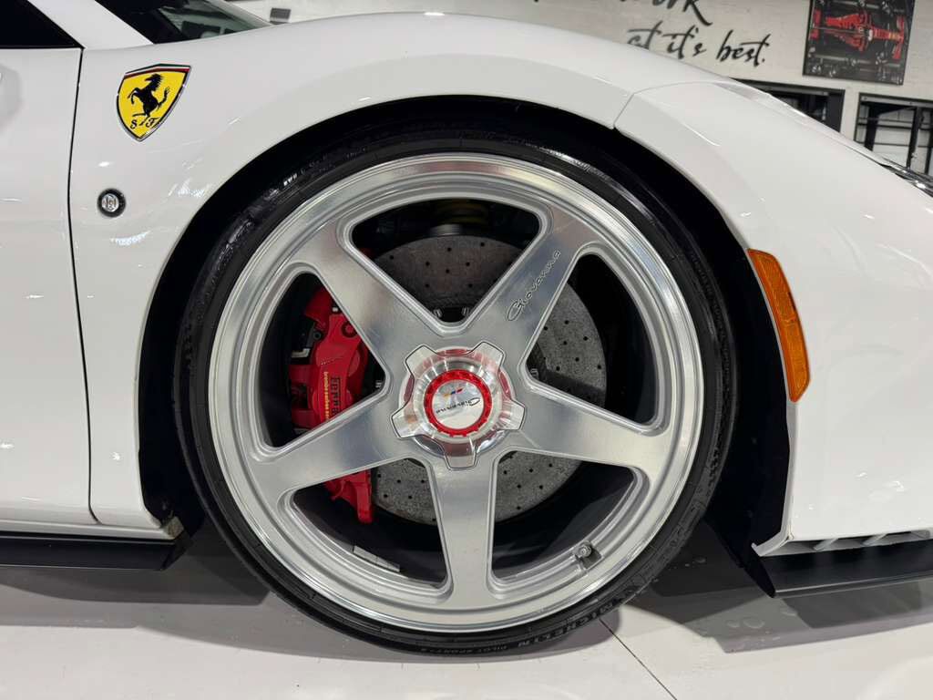 2022 Ferrari F8 Spider Bianco Cervino paint, Rosso Ferrari interior, JBL Professional audio carbon galore AND MUCH MORE!! Fort Lauderdale FL