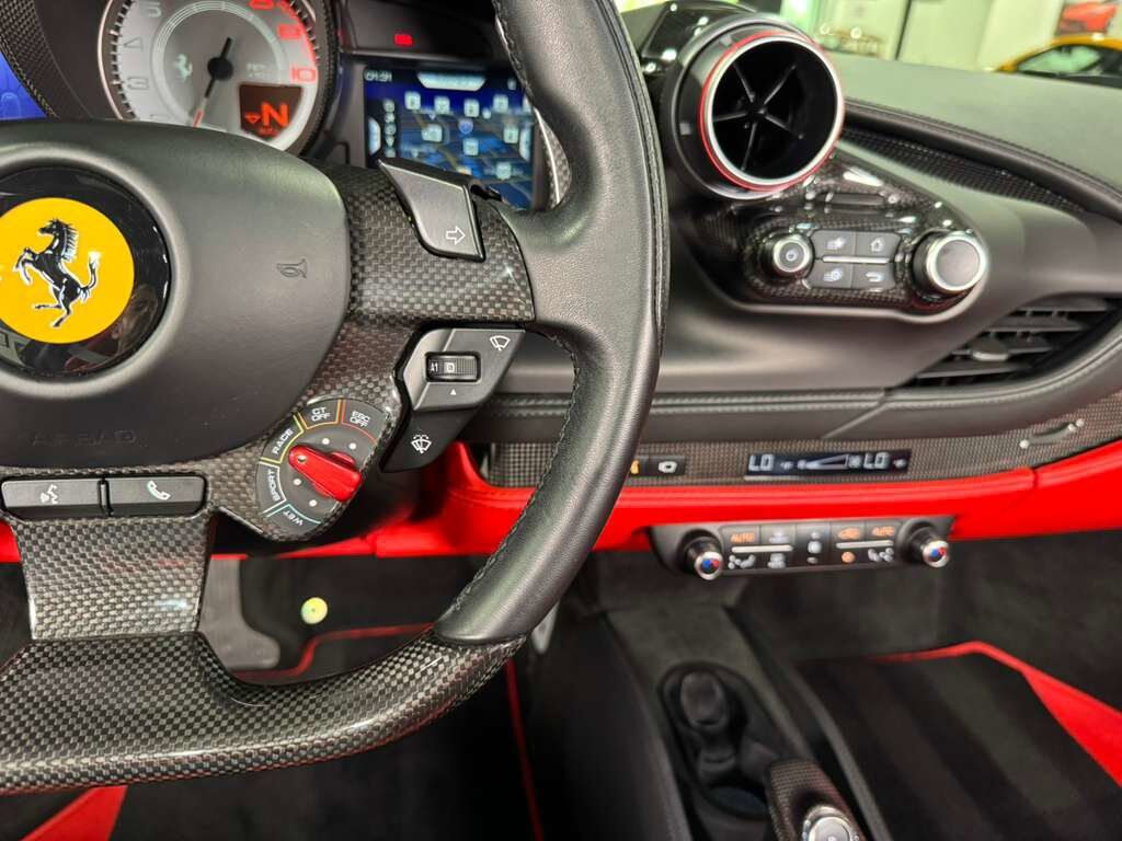 2022 Ferrari F8 Spider Bianco Cervino paint, Rosso Ferrari interior, JBL Professional audio carbon galore AND MUCH MORE!! Fort Lauderdale FL