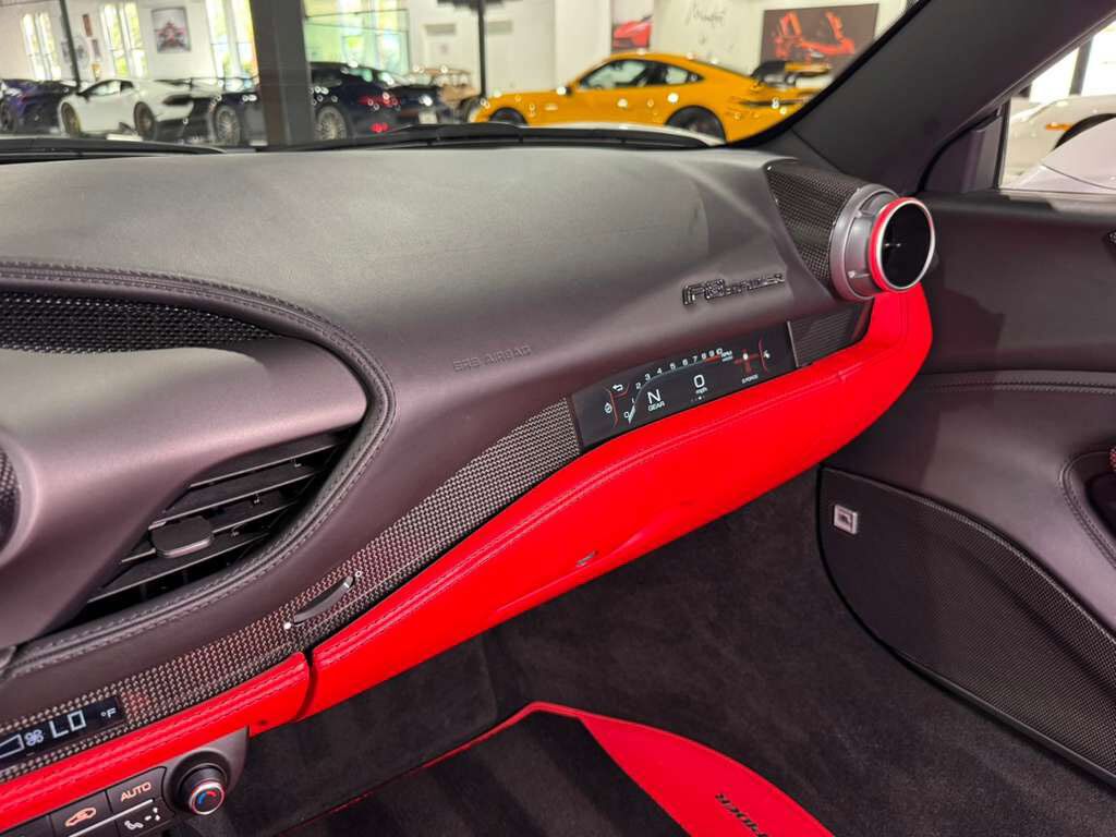 2022 Ferrari F8 Spider Bianco Cervino paint, Rosso Ferrari interior, JBL Professional audio carbon galore AND MUCH MORE!! Fort Lauderdale FL