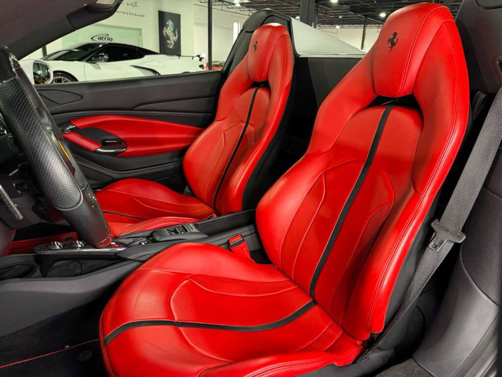 2022 Ferrari F8 Spider Bianco Cervino paint, Rosso Ferrari interior, JBL Professional audio carbon galore AND MUCH MORE!! Fort Lauderdale FL