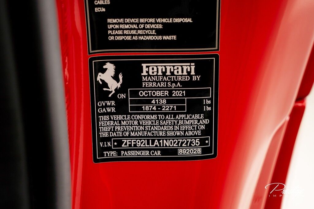 2022 Ferrari F8 Tributo North Miami Beach FL