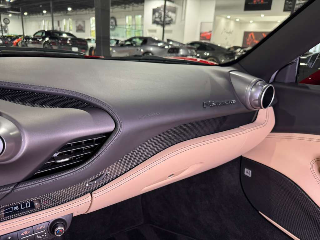 2022 Ferrari F8 Tributo Rosso Corsa paint,Sabbia interior,front lifter, carbon racing seats,JBL audio system AND MUCH MORE!! Fort Lauderdale FL