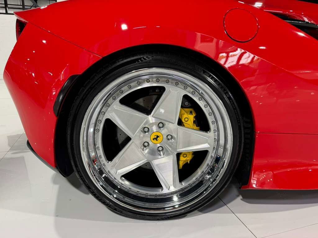 2022 Ferrari F8 Tributo Rosso Scuderia paint, carbon fiber steering wheel + LEDs, passenger display, front camera AND MORE!! Fort Lauderdale FL