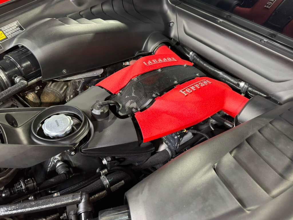2022 Ferrari F8 Tributo Rosso Scuderia paint, carbon fiber steering wheel + LEDs, passenger display, front camera AND MORE!! Fort Lauderdale FL