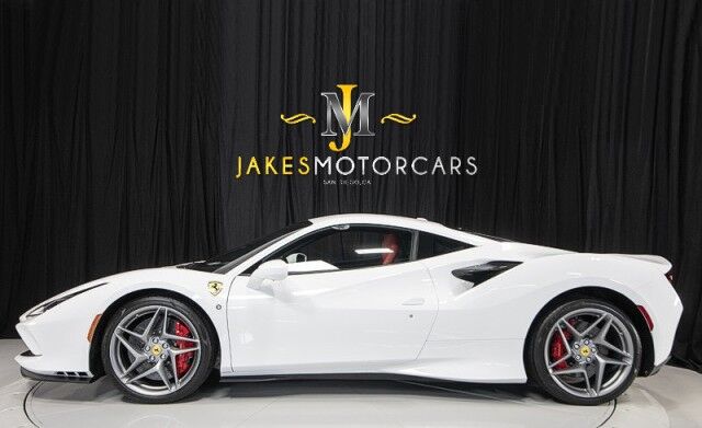 2022 Ferrari F8 Tributo *WHITE ON RED* *$56,548 IN OPTIONS* *ONLY 3700 MILES* San Diego CA