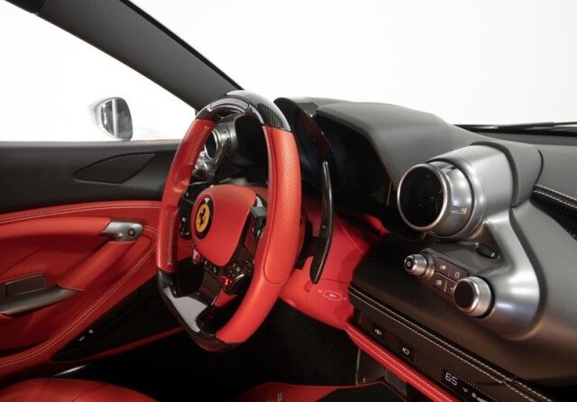 2022 Ferrari F8 Tributo *WHITE ON RED* *$56,548 IN OPTIONS* *ONLY 3700 MILES* San Diego CA