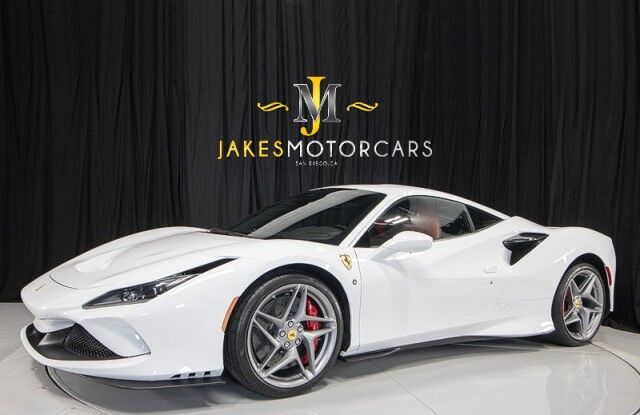 2022 Ferrari F8 Tributo *WHITE ON RED* *$56,548 IN OPTIONS* *ONLY 3700 MILES* San Diego CA