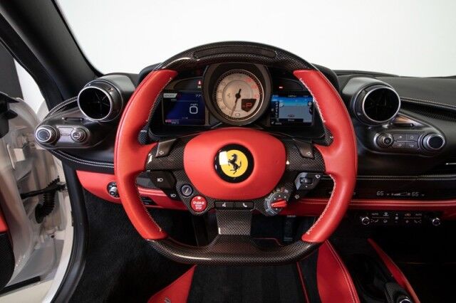 2022 Ferrari F8 Tributo *WHITE ON RED* *$56,548 IN OPTIONS* *ONLY 3700 MILES* San Diego CA
