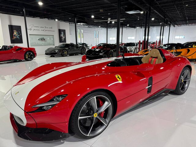 2022 Ferrari Monza SP1 TAILOR MADE BUILD! DELIVERY MILES!! Rosso Corsa paint, racing driver set, carbon galore & MUCH MORE! Fort Lauderdale FL