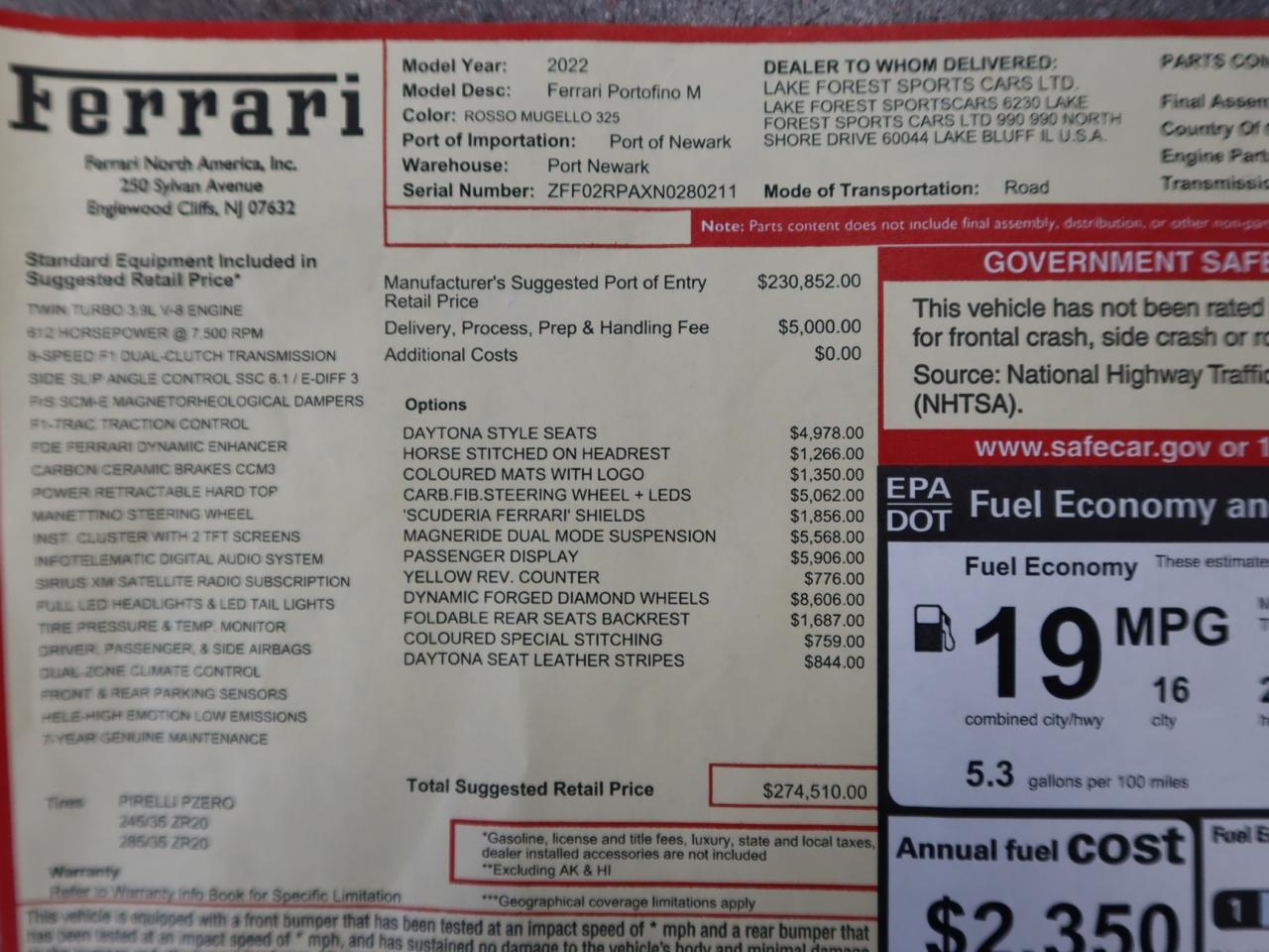 2022 Ferrari Portofino M Only 1k Miles Rare Rosso Mugello Highly Optioned Scottsdale AZ