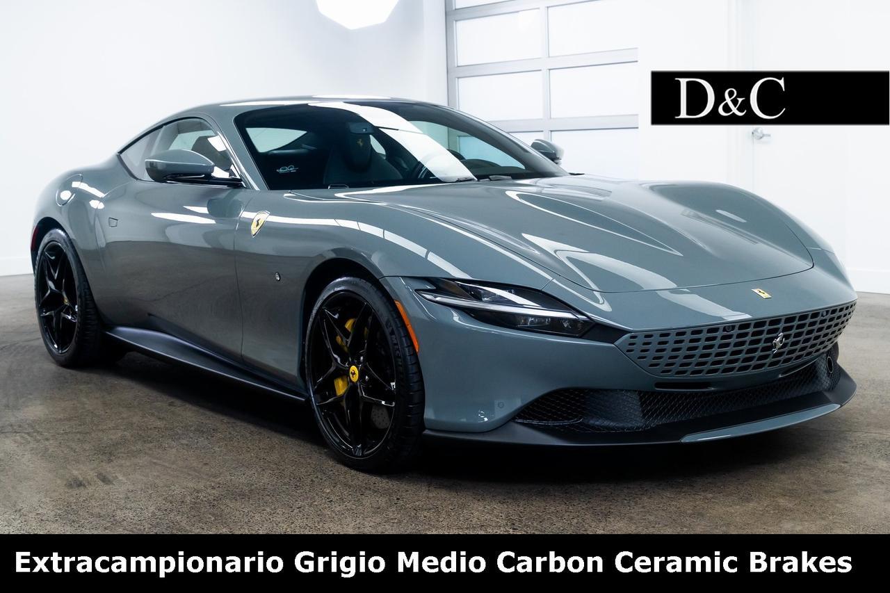2022 Ferrari Roma Extracampionario Grigio Medio Carbon Ceramic Brake Portland OR