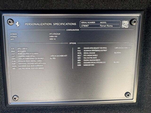 2022 Ferrari Roma Roma ($275,375 MSRP) *SPECIAL ORDER COLOR* *6800 MILES* San Diego CA