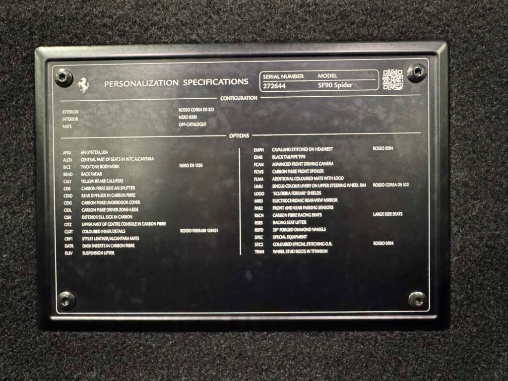 2022 Ferrari SF90 Spider Fort Lauderdale FL
