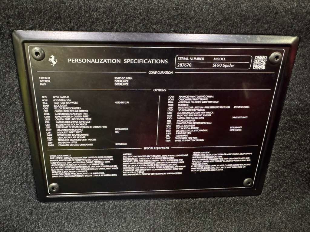 2022 Ferrari SF90 Spider Fort Lauderdale FL