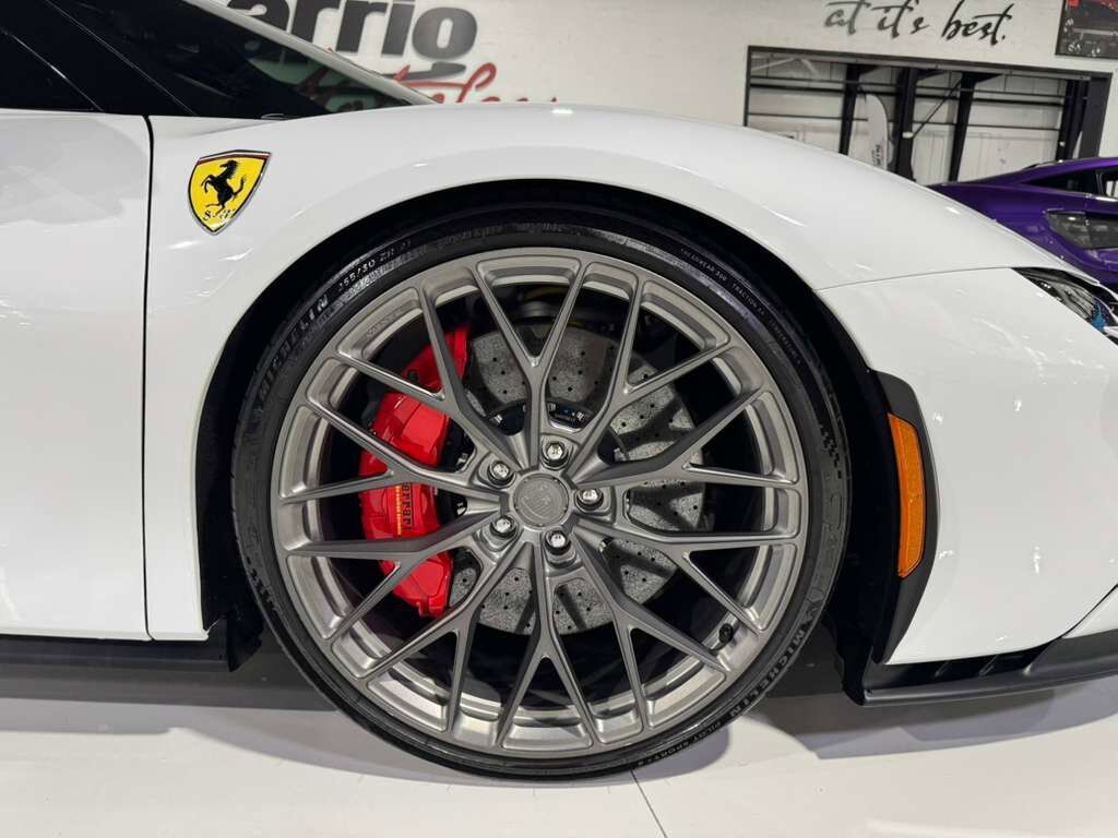 2022 Ferrari SF90 Spider Bianco Cervino paint, Rosso Ferrari interior, JBL Professional audio carbon galore AND MUCH MORE!! Fort Lauderdale FL