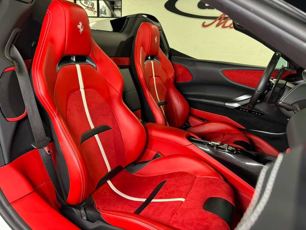 2022 Ferrari SF90 Spider Bianco Cervino paint, Rosso Ferrari interior, JBL Professional audio carbon galore AND MUCH MORE!! Fort Lauderdale FL