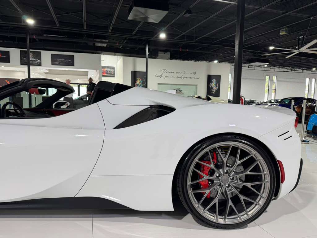 2022 Ferrari SF90 Spider Bianco Cervino paint, Rosso Ferrari interior, JBL Professional audio carbon galore AND MUCH MORE!! Fort Lauderdale FL