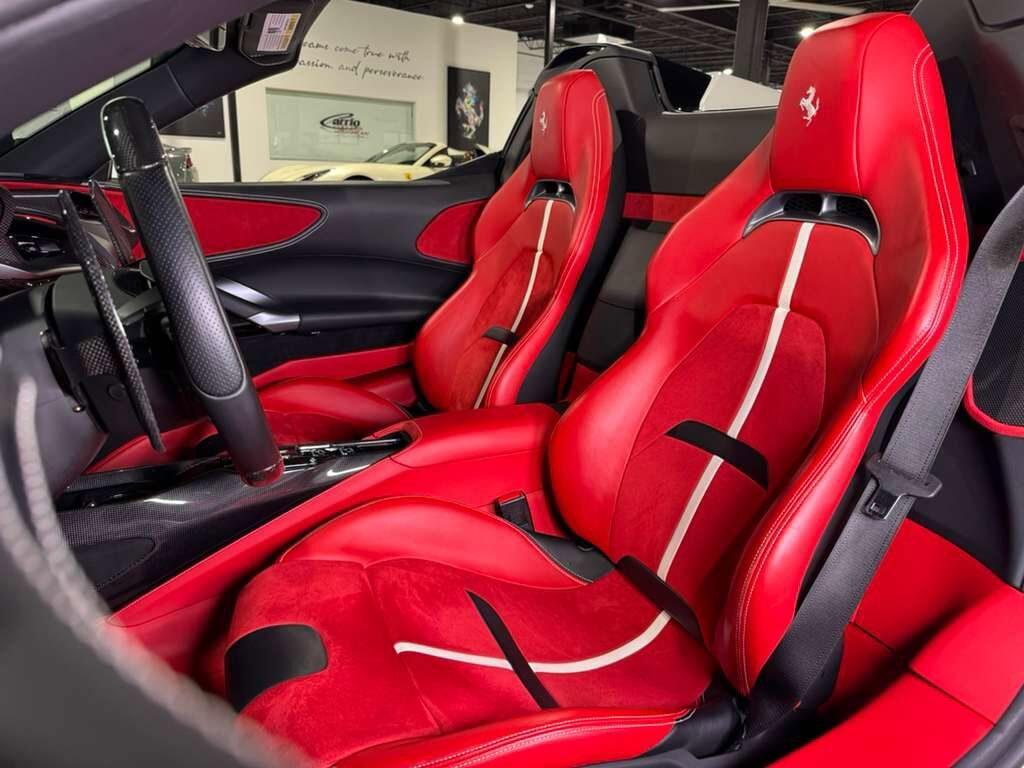 2022 Ferrari SF90 Spider Bianco Cervino paint, Rosso Ferrari interior, JBL Professional audio carbon galore AND MUCH MORE!! Fort Lauderdale FL