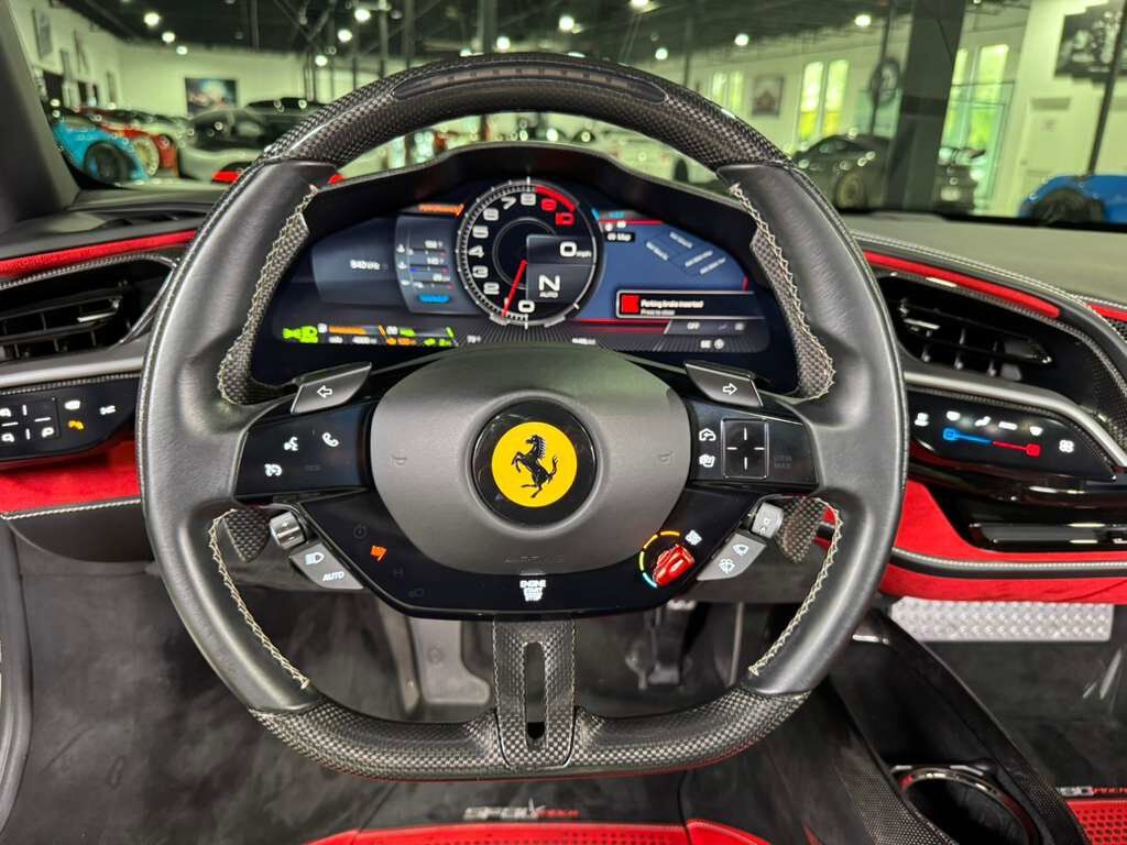 2022 Ferrari SF90 Spider Bianco Cervino paint, Rosso Ferrari interior, JBL Professional audio carbon galore AND MUCH MORE!! Fort Lauderdale FL