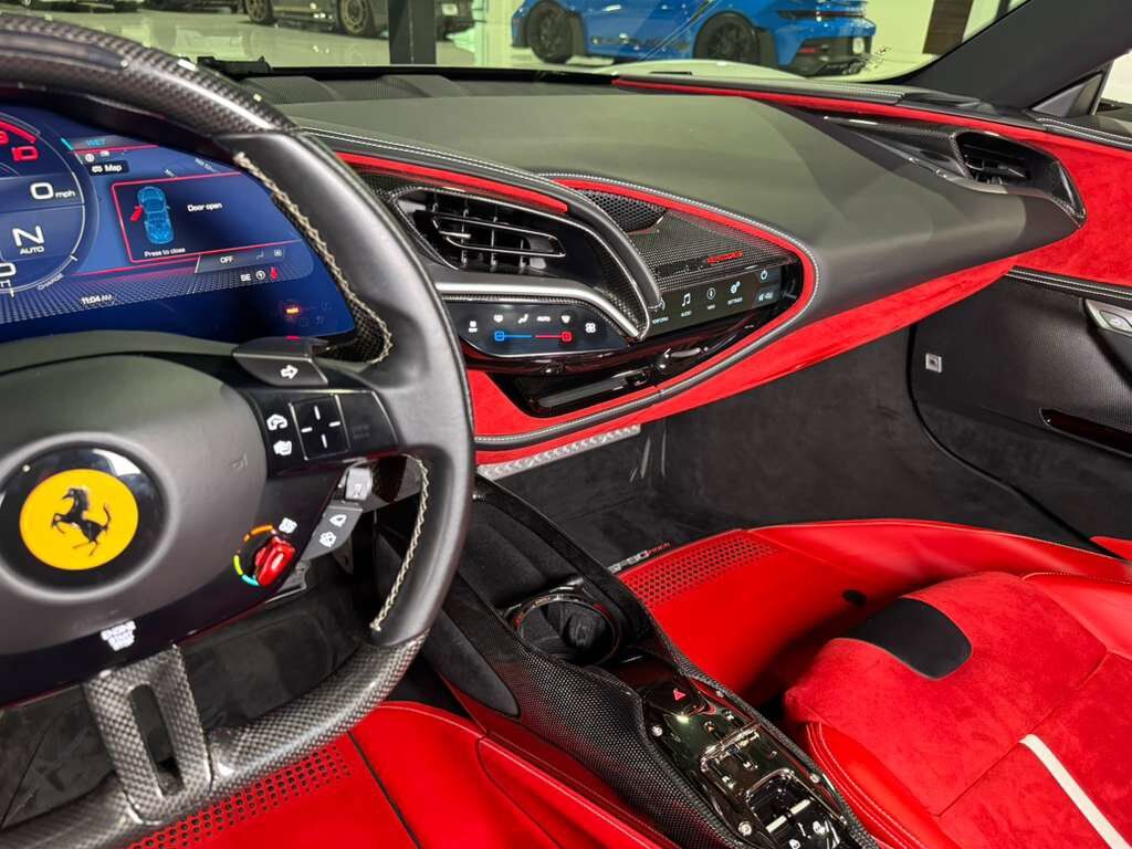 2022 Ferrari SF90 Spider Bianco Cervino paint, Rosso Ferrari interior, JBL Professional audio carbon galore AND MUCH MORE!! Fort Lauderdale FL