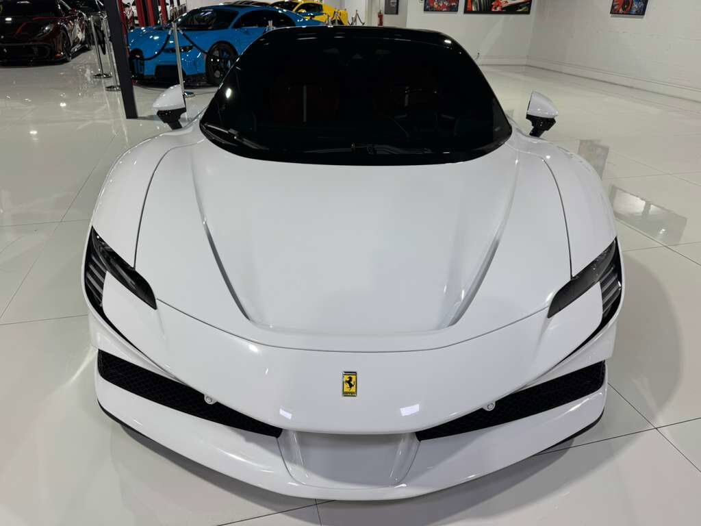 2022 Ferrari SF90 Spider Bianco Cervino paint, Rosso Ferrari interior, JBL Professional audio carbon galore AND MUCH MORE!! Fort Lauderdale FL