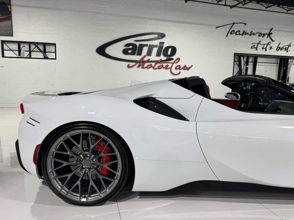 2022 Ferrari SF90 Spider Bianco Cervino paint, Rosso Ferrari interior, JBL Professional audio carbon galore AND MUCH MORE!! Fort Lauderdale FL