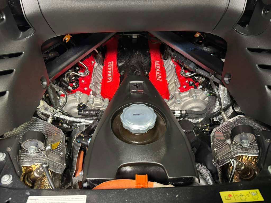 2022 Ferrari SF90 Spider Blu Elettrico paint,painted livrea,carbon racing seats,JBL audio,Apple CarPlay,carbon galore & MORE! Fort Lauderdale FL