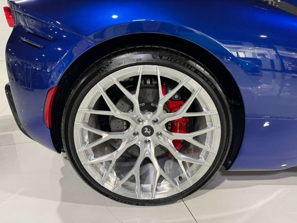 2022 Ferrari SF90 Spider MASSIVE $826,928 STICKER!! Blu Elettrico paint,carbon racing seats,JBL audio,carbon galore & MORE! Fort Lauderdale FL