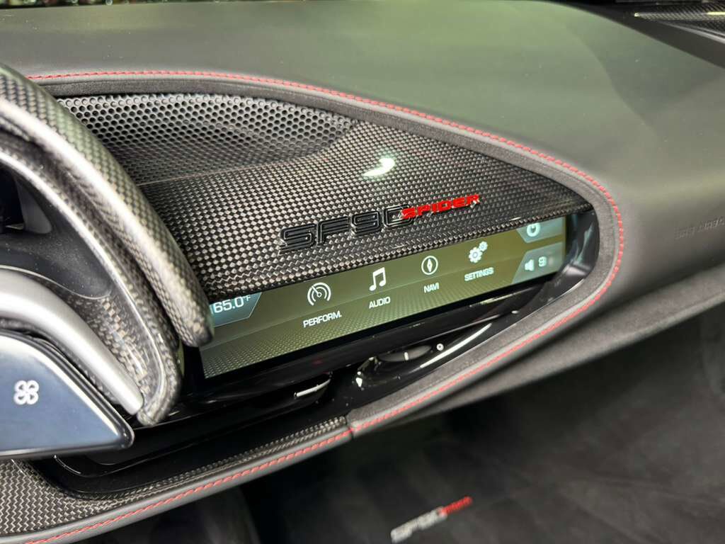 2022 Ferrari SF90 Spider MASSIVE $826,928 STICKER!! Blu Elettrico paint,carbon racing seats,JBL audio,carbon galore & MORE! Fort Lauderdale FL