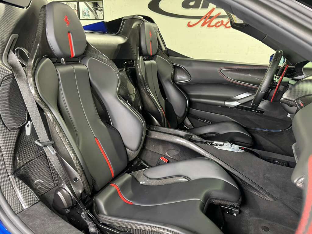 2022 Ferrari SF90 Spider MASSIVE $826,928 STICKER!! Blu Elettrico paint,carbon racing seats,JBL audio,carbon galore & MORE! Fort Lauderdale FL