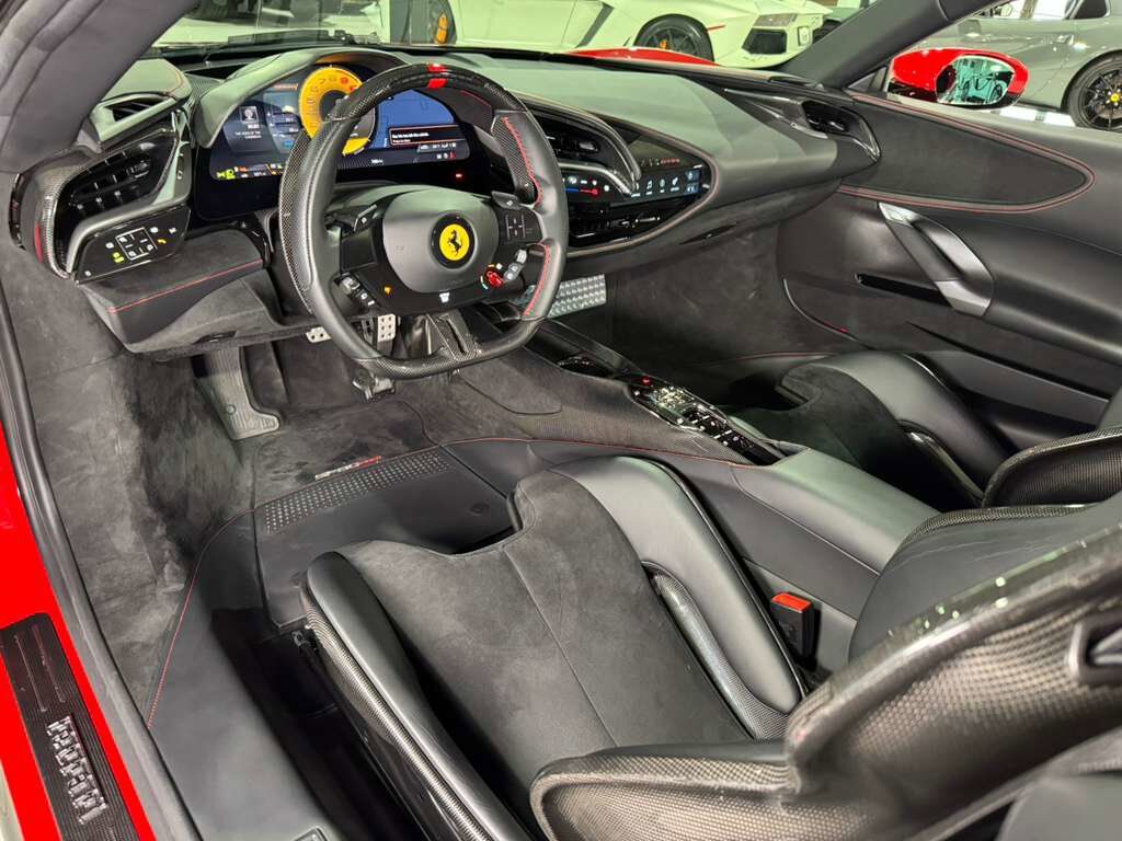 2022 Ferrari SF90 Spider Rosso Corsa paint, two-tone bodywork, carbon racing seats, forged wheels, carbon galore & MUCH MORE! Fort Lauderdale FL